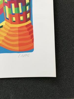 Louis Gans - 3 x Zeefdruk kopen? Bied vanaf 90!