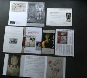 Anton Heyboer - 100 jaar -8 boeken plus enkele uitnodigingen kopen? Bied vanaf 50!