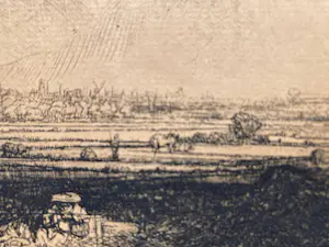 Theo Beerendonk - Ets van Rembrandt's De drie bomen uit 1643 kopen? Bied vanaf 100!