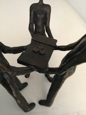 Corry Ammerlaan - Sculptuur “ Samen “ kopen? Bied vanaf 35!