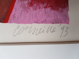 Corneille - Laatste keer!: Mounira a la fleur, zeefdruk 118/200, gesigneerd kopen? Bied vanaf 275!