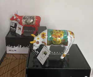 Marianne Bey - Selfportrait Rembrandt & Sunflowers Van Gogh kopen? Bied vanaf 60!