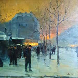 Louis Charles Basset - Soirée d'automne verkocht voor € 290!