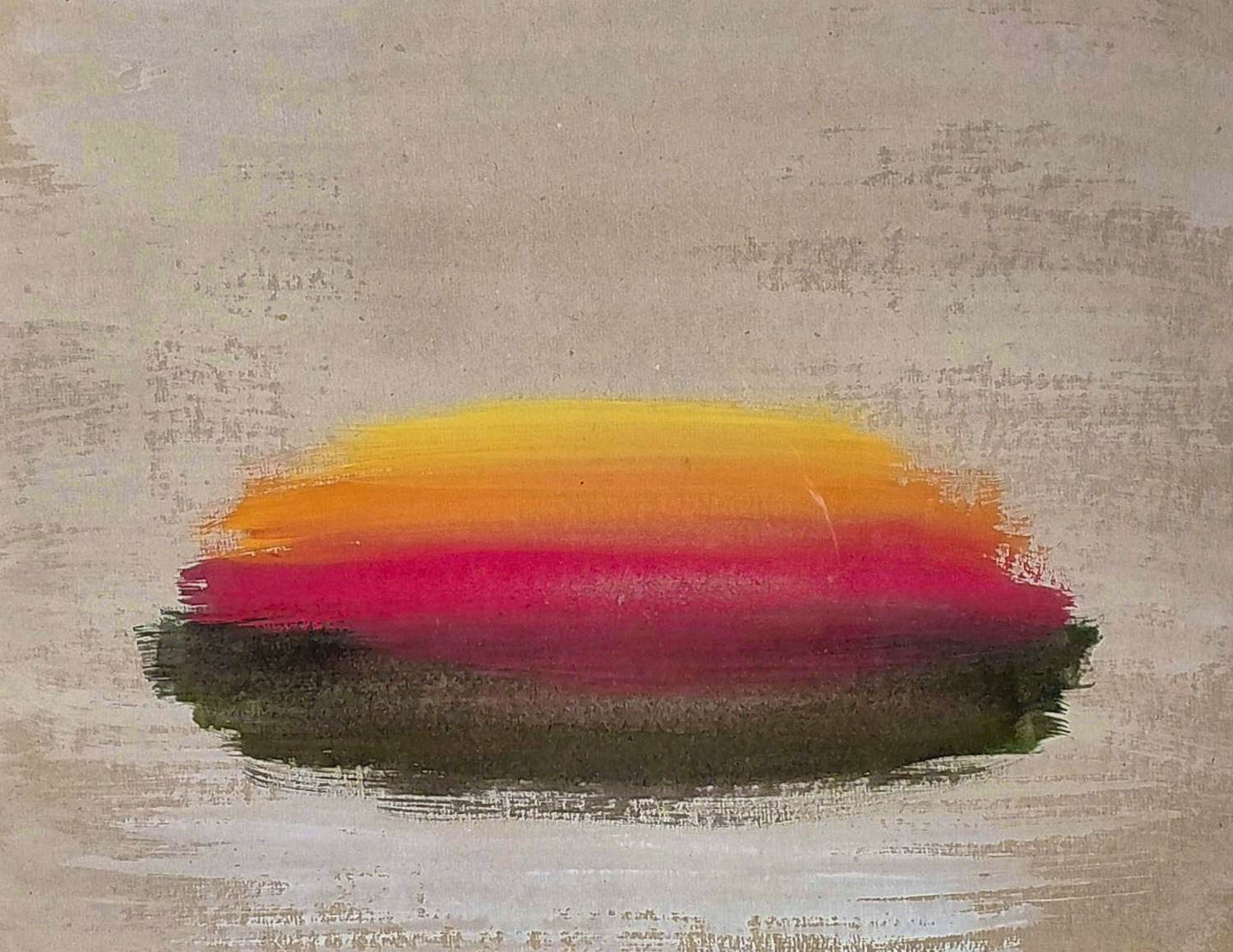 Eugène Brands - Colour flowing, gouache (zeer mooi ingelijst) kopen? Bied vanaf 1100!