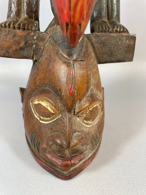 Yoruba - African Yoruba Gelede passport head mask - Nigeria kopen? Bied vanaf 45!