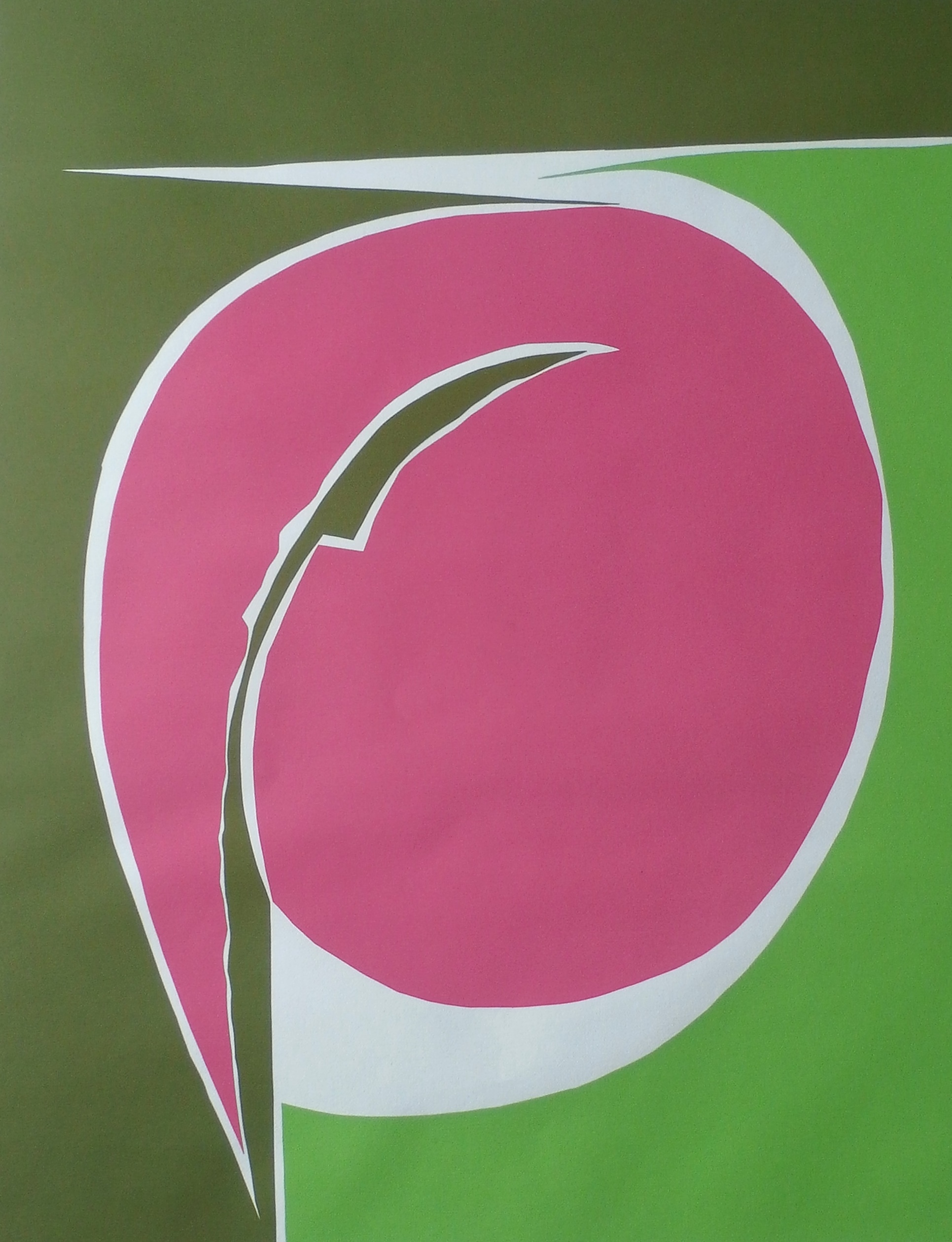 Richard Mortensen - Zeefdruk: Geometrisch abstracte compositie - 1981 kopen? Bied vanaf 100!