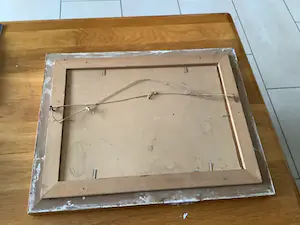 Niet of onleesbaar gesigneerd - Prachtig schilderij van een korenveld , gesigneerd en ingelijst kopen? Bied vanaf 1!