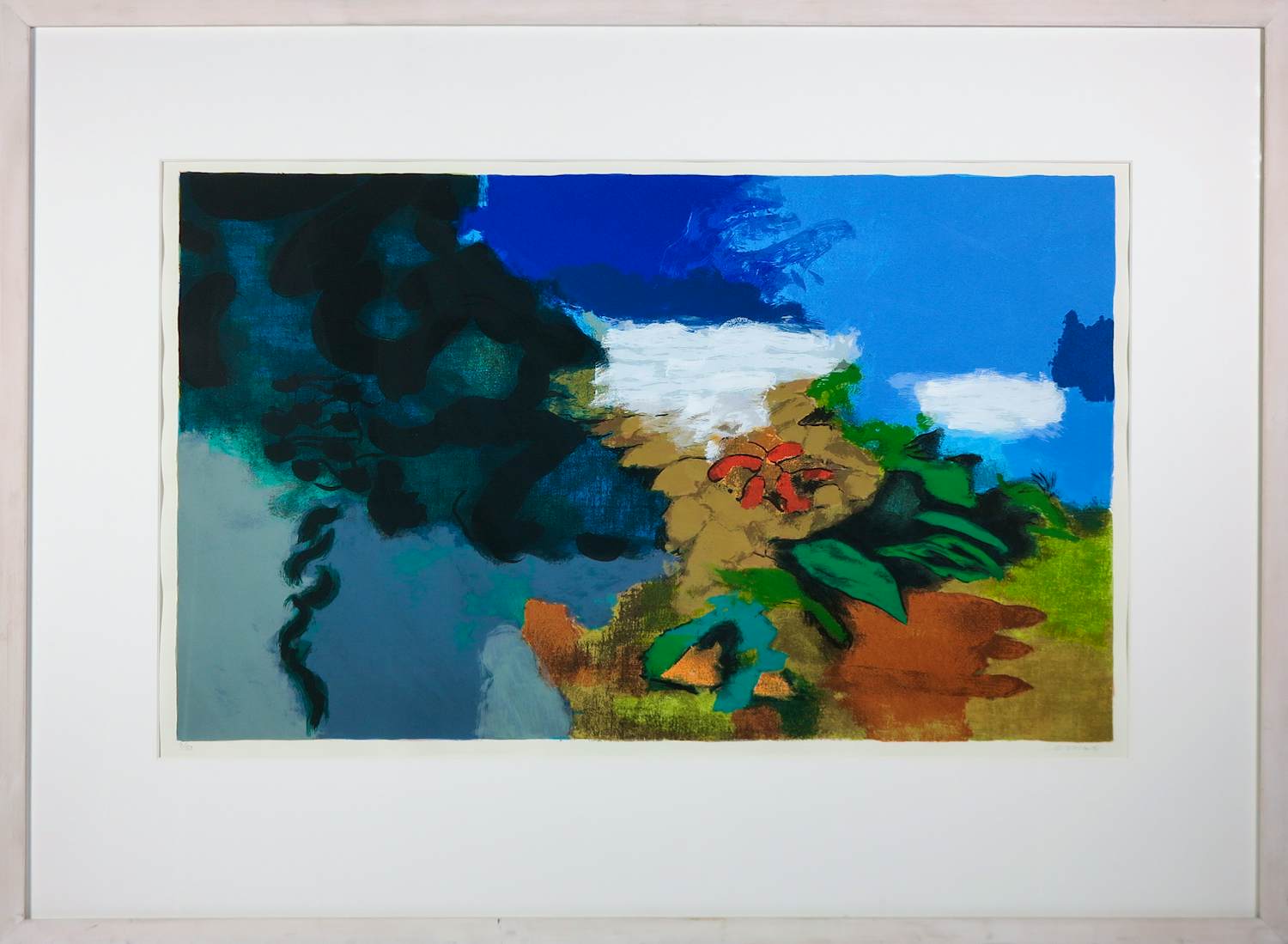 Henk van Vessem - Zeefdruk op papier, Lente II - Ingelijst kopen? Bied vanaf 40!