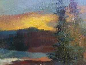 Janus Kluijtmans - Winterlandschap. kopen? Bied vanaf 40!