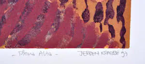 Jeroen Krabbé - Piena Alta - Zeefdruk - Gesigneerd - 40x36 cm - 1997 kopen? Bied vanaf 75!