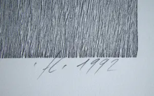 Franz Eggenschwiler - Clearing II, 1992 - Originele houtsnede, handgesigneerd kopen? Bied vanaf 160!