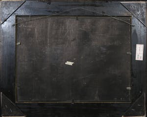 Jan Beaufort - Olieverf op paneel, Stadsgezicht Amsterdam Sloterdijkbrug - Ingelijst (toegeschreven aan) kopen? Bied vanaf 10!