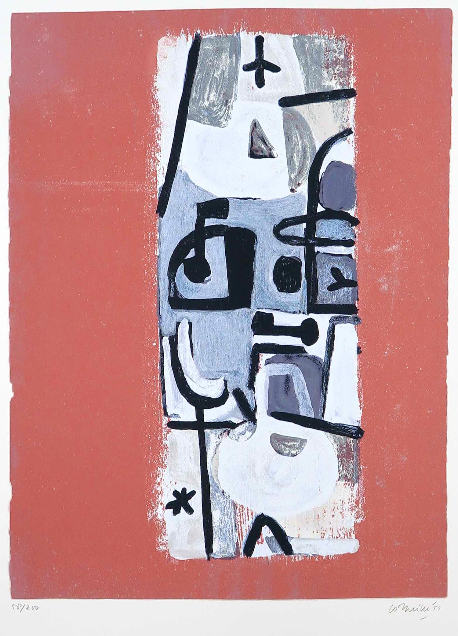 Corneille - Zeefdruk, Charlie Parker verkocht voor € 100!