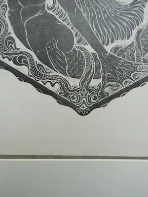 Johan Bernard Kamp - DE GREEP /// HOUTSNEDE VAN JOHAN BERNARD KAMP kopen? Bied vanaf 25!