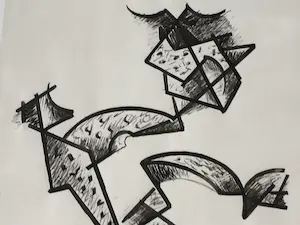 Koos van Vlijmen - Twee sculptuurontwerpen kopen? Bied vanaf 50!