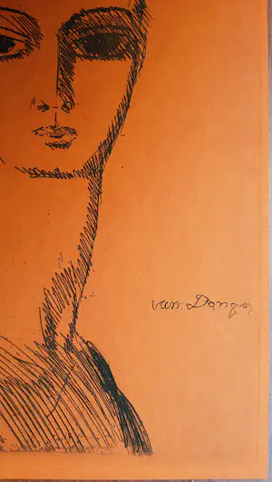 Kees van Dongen - Meisje met zwanenhals, ets kopen? Bied vanaf 650!