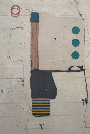 Cole Morgan - Kleurenlitho | 'Zonder titel' | 1992 (Mooi ingelijst) kopen? Bied vanaf 250!
