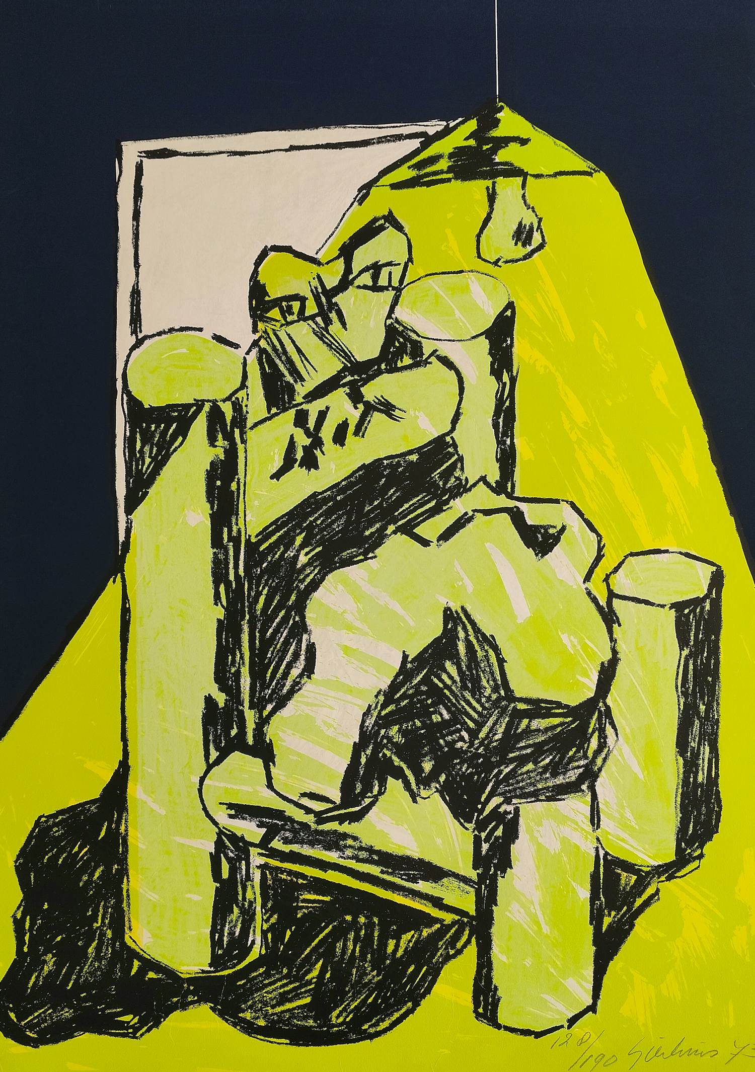 Jan Sierhuis - gesigneerde litho kopen? Bied vanaf 20!