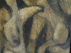 Harry  van der Heyden - Olieverf op jute doek , “Abstracte Naakten” – in originele lijst – 1967 kopen? Bied vanaf 40!