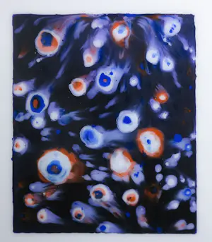 Ien Lucas - Acryl op plexiglas, Zonder titel - Ingelijst (Groot) kopen? Bied vanaf 800!