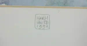 Harm van Ee - Gemengde techniek op papaier, Organische compositie - Ingelijst kopen? Bied vanaf 80!