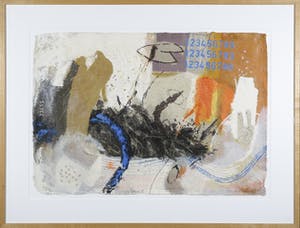 Mohammed Quraish - Zeefdruk, Zonder titel - Ingelijst kopen? Bied vanaf 40!