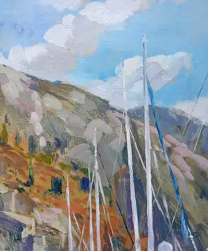 Dmitri Kostylov - Jachten in de baai van Kotor. Montenegro kopen? Bied vanaf 400!