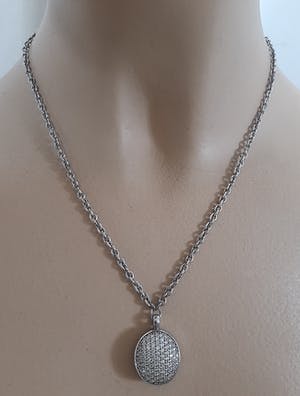 Curiosa - Zilveren ketting 925 met hanger witte topaas Ti Sento 925 kopen? Bied vanaf 1!