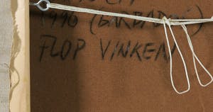 Flop Vinken - Olieverf op doek op hardboard, Self-portrait as an artist kopen? Bied vanaf 1!