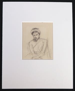 Wim Steijn - Potloodtekening, Vrouwelijk figuur kopen? Bied vanaf 1!