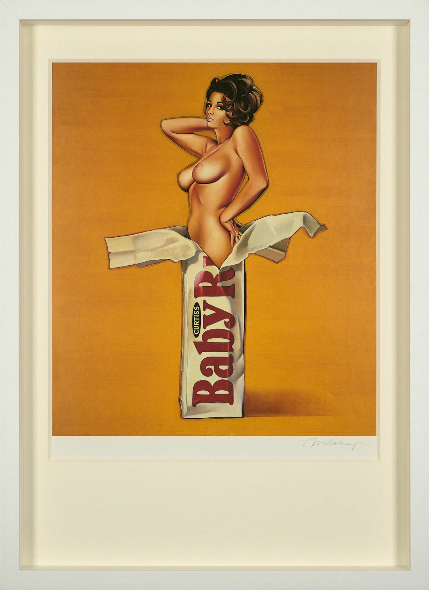 AcheterMel Ramos - gesigneerde, luxe limited edition „ Baby Ruth “ - fraai ingelijst? Enchérissez de 490!