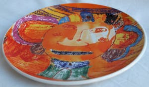 Plateelfabriek Schoonhoven N.V. - 4 Porseleinen bordjes + 1 kopje - Philadelphia kopen? Bied vanaf 1!