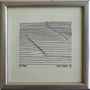 AcheterNiet of onleesbaar gesigneerd - Ingelijste inkttekening , Landschap - 1975? Enchérissez de 1!
