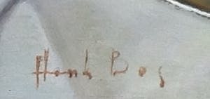 Henk Bos - C1016 - Stilleven met witte kan en wijnglas kopen? Bied vanaf 250!