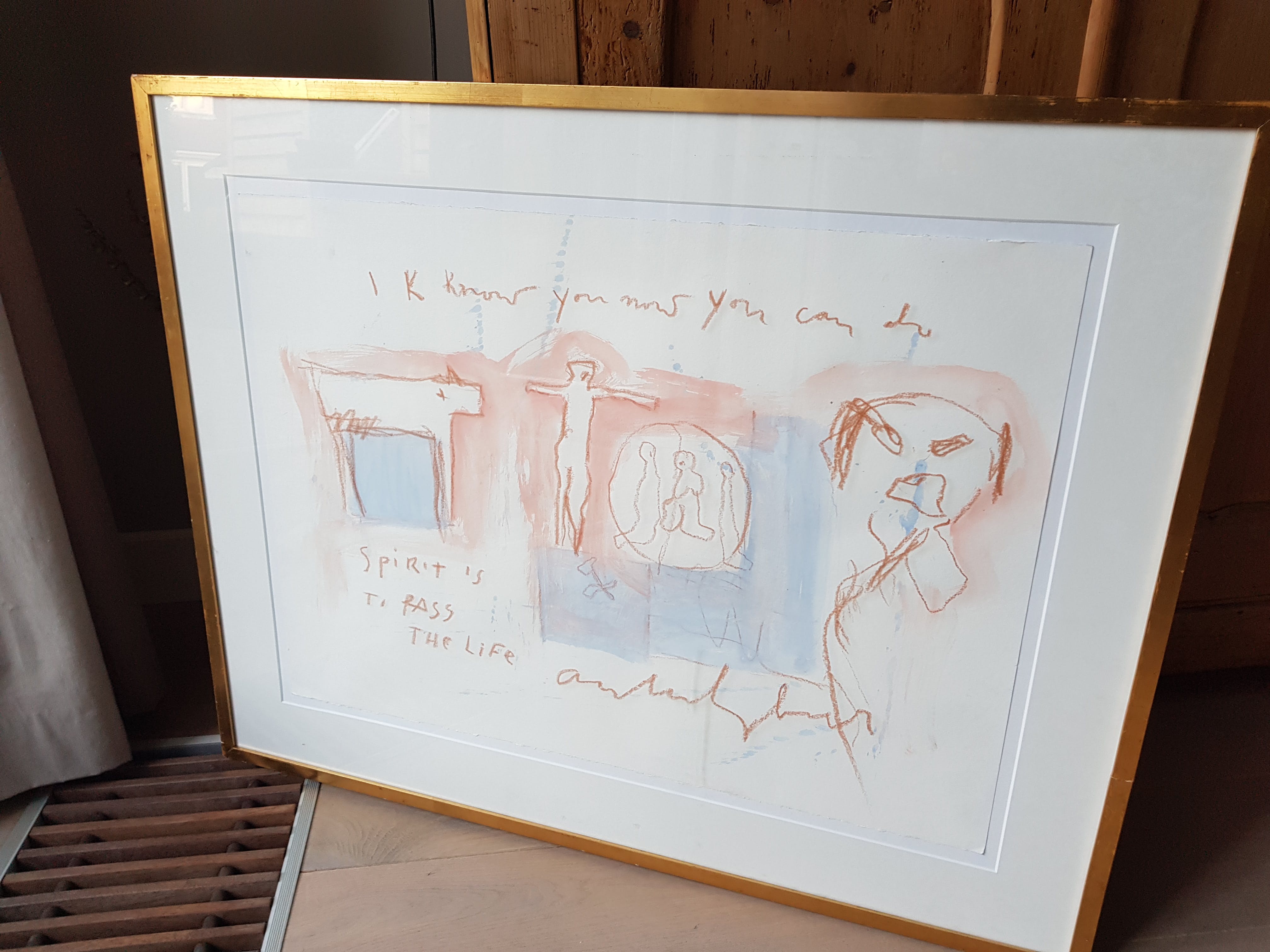 Anton Heyboer - Gemengde techniek, gesigneerd m.o. (ingelijst) kopen? Bied vanaf 149!