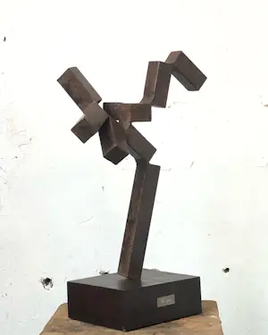 Rien Goené - Abstract Geometrisch Plastiek kopen? Bied vanaf 850!