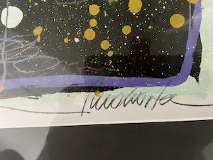 Theo Koster - Zeefdruk en collage - Nummer 3 - Ingelijst kopen? Bied vanaf 35!