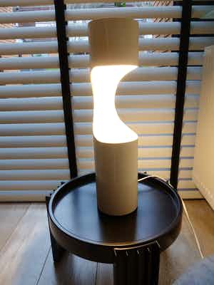 Niet of onleesbaar gesigneerd - Design tafellamp NEBU 70’s verkocht voor € 1!