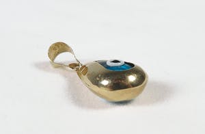 14K Goud - Hanger met Turks oog kopen? Bied vanaf 1!