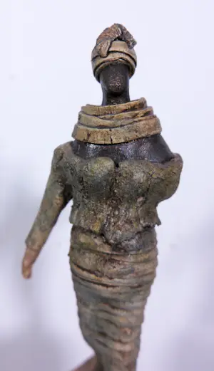Jikke van de Waal-Bijma - Keramiek, Lot van 7 beelden (Figuren) kopen? Bied vanaf 250!