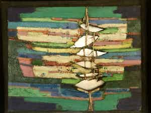 Rien Goene - Abstractie verkocht voor € 950!