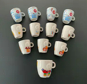 N.V. Porselein- en Tegelfabriek Mosa - TWAALF KOPJES, o.a. BRIELS EN REBEL kopen? Bied vanaf 32!