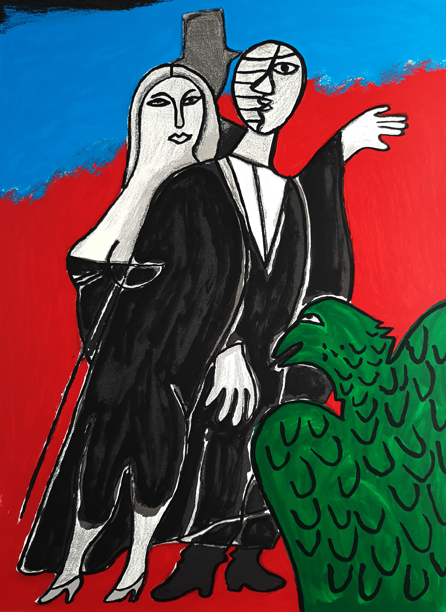 Corneille - Les magistrats et l’oiseau vert, zeefdruk (groot) kopen? Bied vanaf 275!