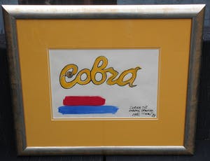 Corneille - Gemengde techniek: Dasontwerp: Cobra - 1988 kopen? Bied vanaf 999!