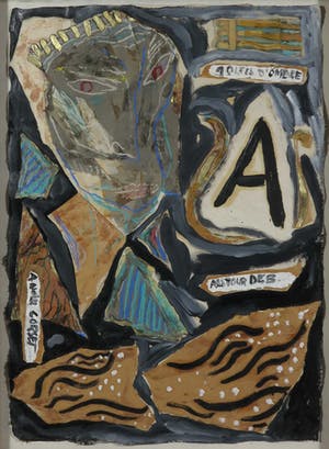 Marijke de Vries - Gemengde techniek, Golves d'ombre - Ingelijst kopen? Bied vanaf 1!