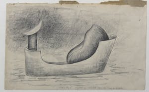 Otto Egberts - Potloodtekening, Nacht en macht van de romantiek kopen? Bied vanaf 70!