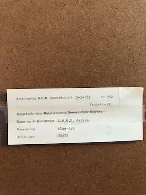 Theo Jeuken - Blow-Job kopen? Bied vanaf 60!