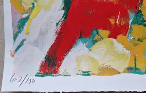 Jan Cremer - Zeefdruk: 'Fiume Azzuro' (2001). kopen? Bied vanaf 250!