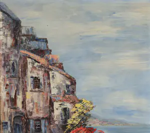 Pierre Jacobs - Huisjes aan zee, La Mortola in Italië kopen? Bied vanaf 150!