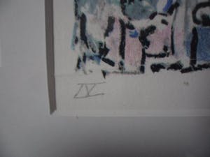 Jan Wolkers - Zeefdruk uit de serie 'Winterbeeld IV' - 1995 kopen? Bied vanaf 120!